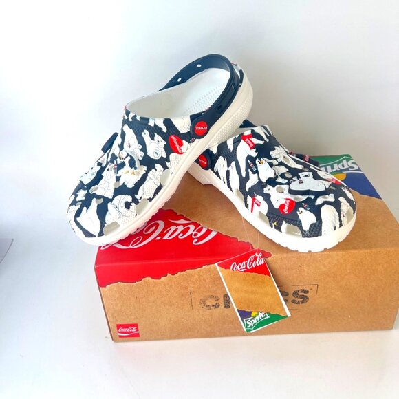 Crocs Coca-Cola Classic Polar Bear Clogs Unisex Size M9 W11 - Picture 6 of 7